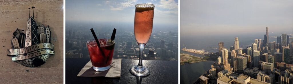 Signature Lounge on the 95th floor