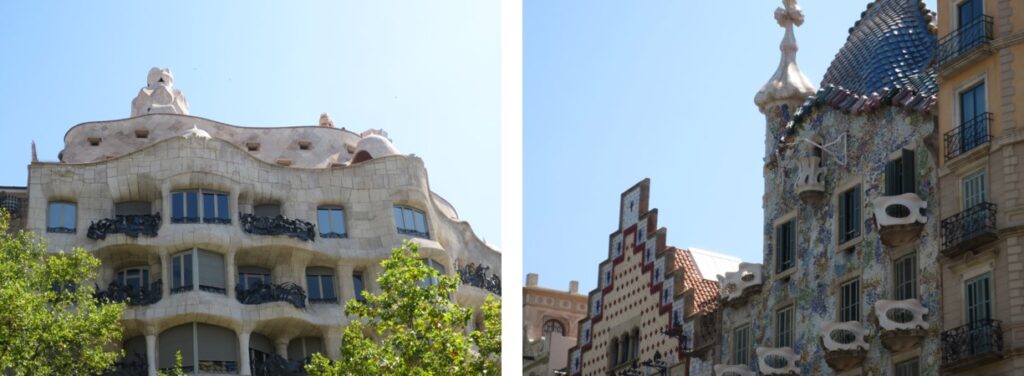 Casa Mila and Casa Batllo