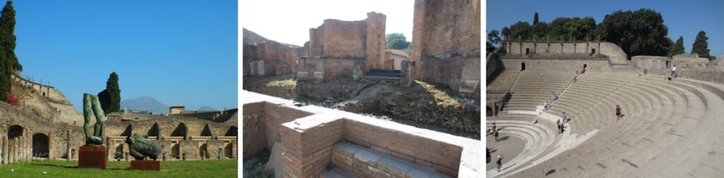 Quadriporticus of the theatres or Gladiator Barracks & Large Theater