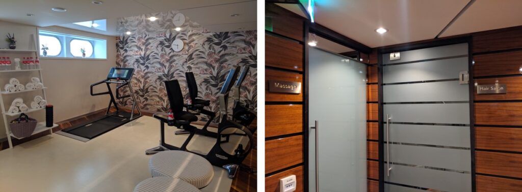 Fitness room on AmaLea