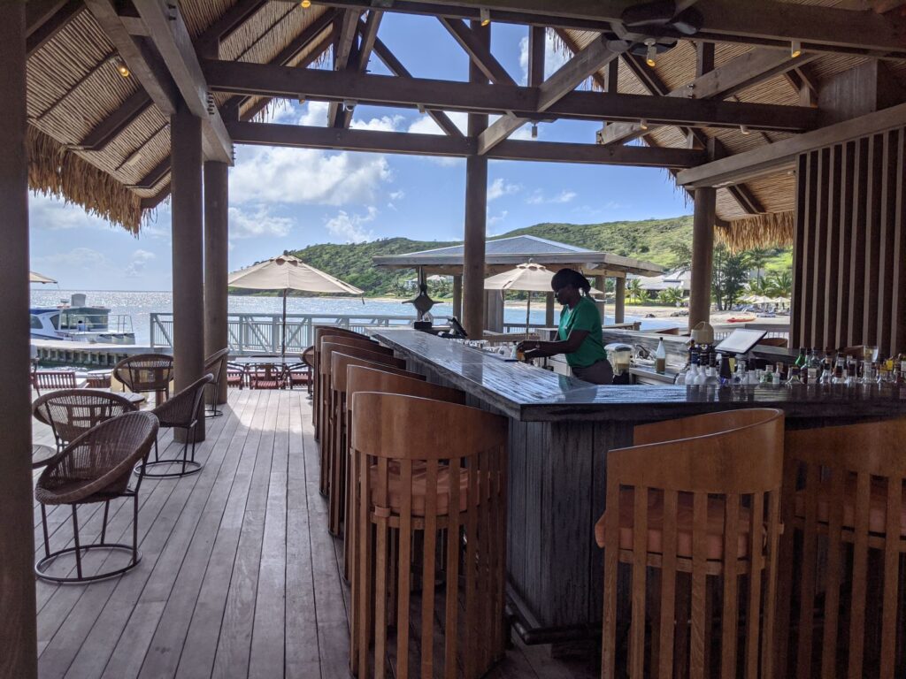 Fisherman's Village - indoor and outdoor seating options