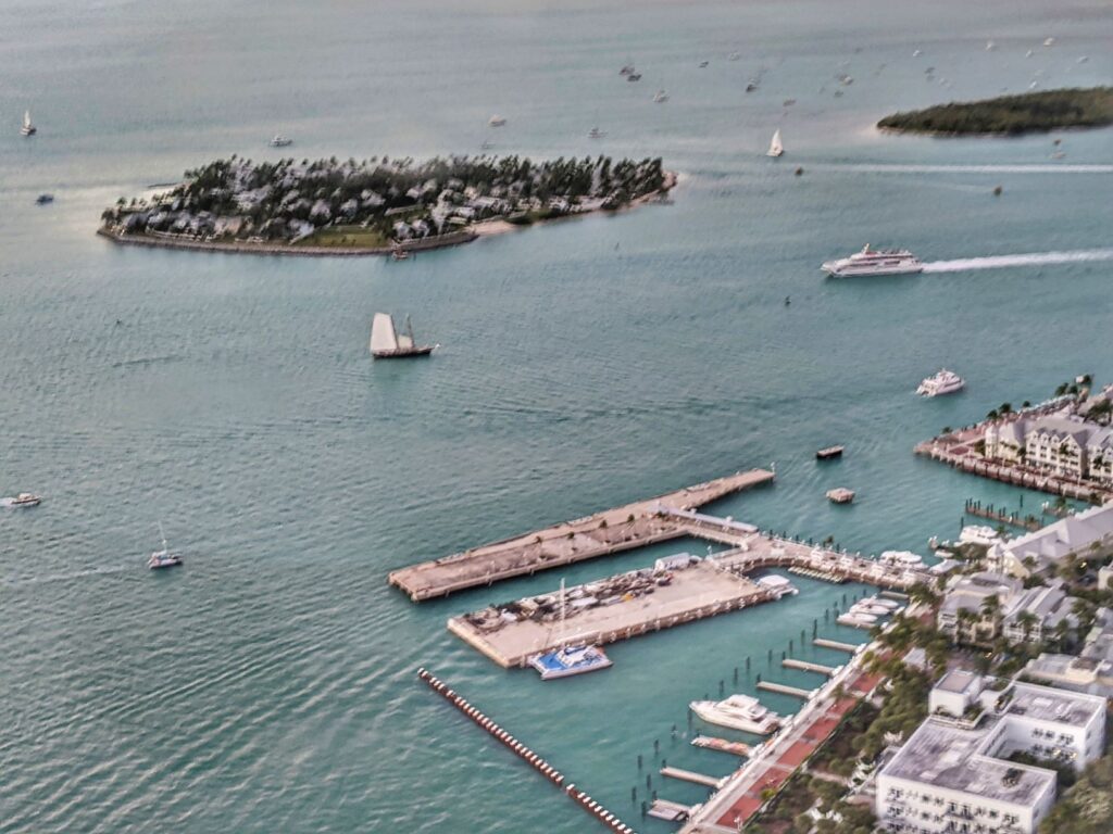 Aerial View of Sunset Key Cottage