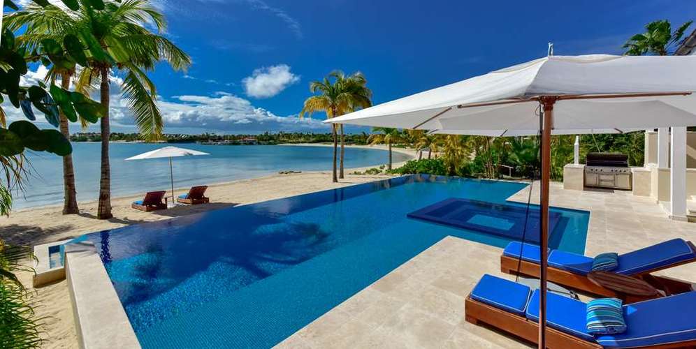 View from one of the 3-bedroom Villas at Jumby Bay Island